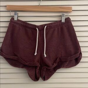 Women's Burgundy Shorts